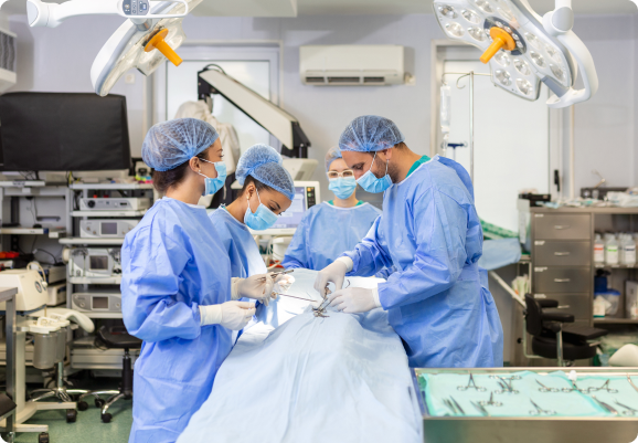 team professional doctors performing operation surgery room medical team performing surgical operation bright modern operating room 1 1